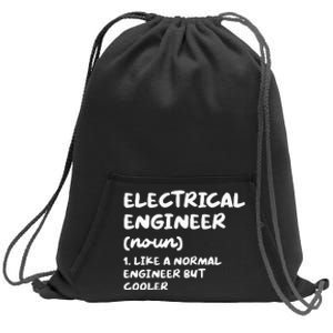 Electrical Engineer Definition Funny Engineering Sweatshirt Cinch Pack Bag