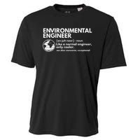 Environmental Engineer Definition Funny Engineering Cooling Performance Crew T-Shirt