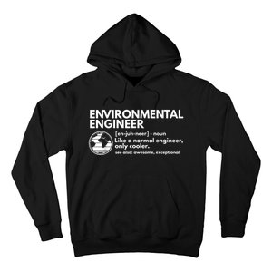 Environmental Engineer Definition Funny Engineering Hoodie