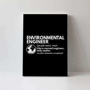 Environmental Engineer Definition Funny Engineering Canvas