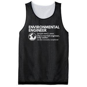 Environmental Engineer Definition Funny Engineering Mesh Reversible Basketball Jersey Tank