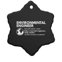 Environmental Engineer Definition Funny Engineering Ceramic Star Ornament