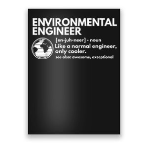 Environmental Engineer Definition Funny Engineering Poster