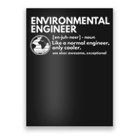 Environmental Engineer Definition Funny Engineering Poster