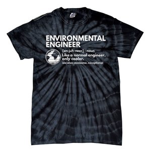 Environmental Engineer Definition Funny Engineering Tie-Dye T-Shirt