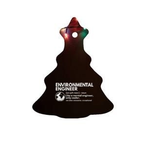 Environmental Engineer Definition Funny Engineering Ceramic Tree Ornament