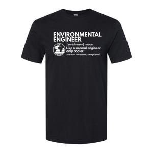 Environmental Engineer Definition Funny Engineering Softstyle CVC T-Shirt