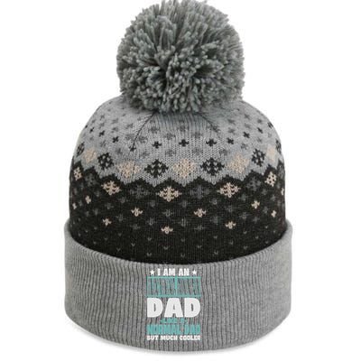 Electrical Engineer Dad Cooler Than Normal Funny Gift The Baniff Cuffed Pom Beanie