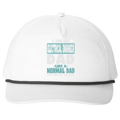 Electrical Engineer Dad Cooler Than Normal Funny Gift Snapback Five-Panel Rope Hat