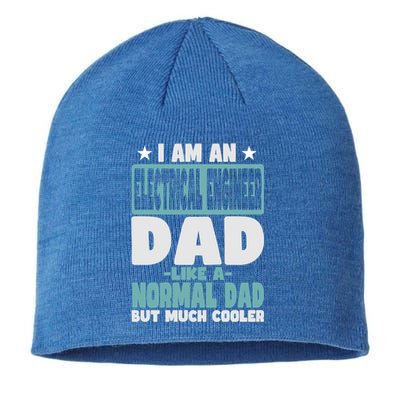 Electrical Engineer Dad Cooler Than Normal Funny Gift Sustainable Beanie