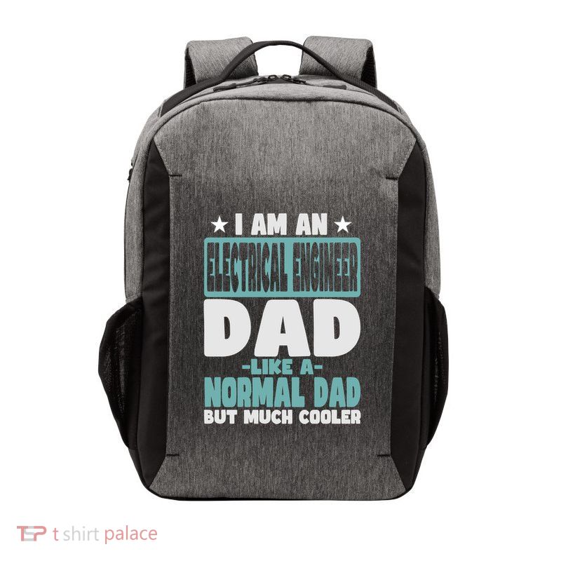Electrical Engineer Dad Cooler Than Normal Funny Gift Vector Backpack