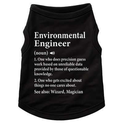 Environmental Engineer Definition Funny Engineer Graduation Doggie Tank
