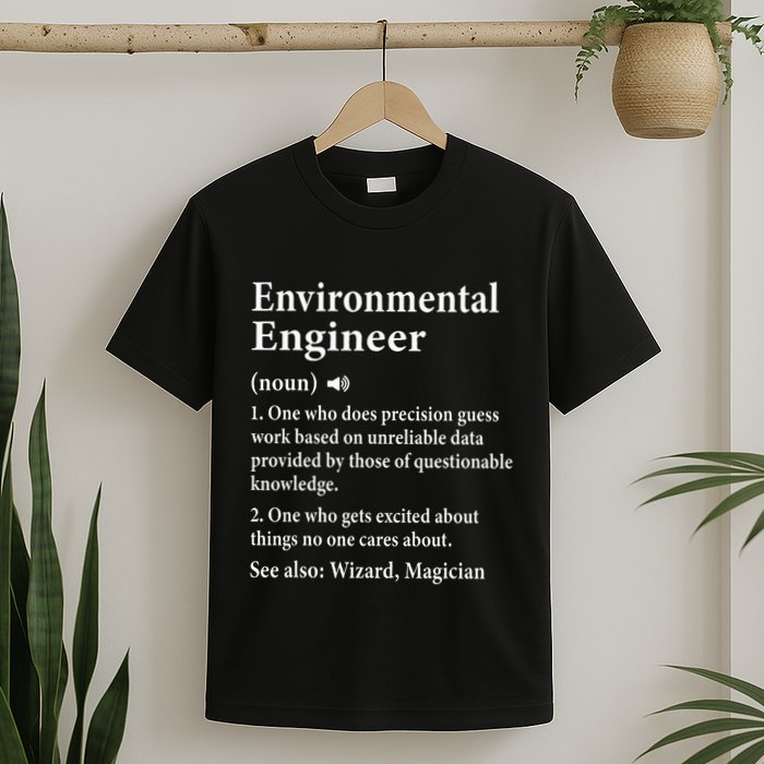Environmental Engineer Definition Funny Engineer Graduation T-Shirt