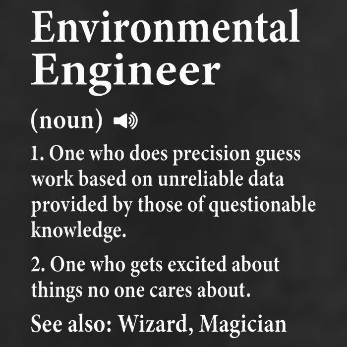 Environmental Engineer Definition Funny Engineer Graduation Large Microfiber Waffle Golf Towel