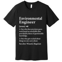 Environmental Engineer Definition Funny Engineer Graduation Premium T-Shirt