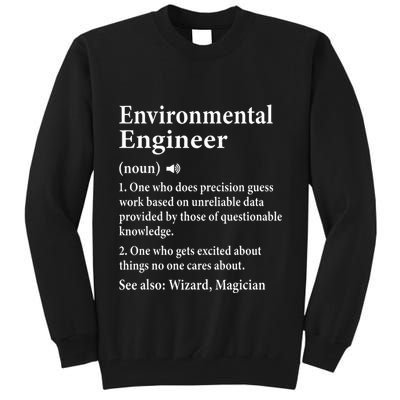 Environmental Engineer Definition Funny Engineer Graduation Tall Sweatshirt