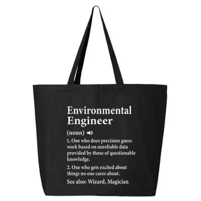 Environmental Engineer Definition Funny Engineer Graduation 25L Jumbo Tote