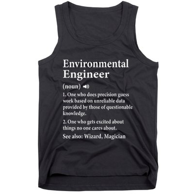 Environmental Engineer Definition Funny Engineer Graduation Tank Top
