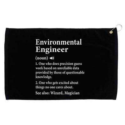 Environmental Engineer Definition Funny Engineer Graduation Grommeted Golf Towel