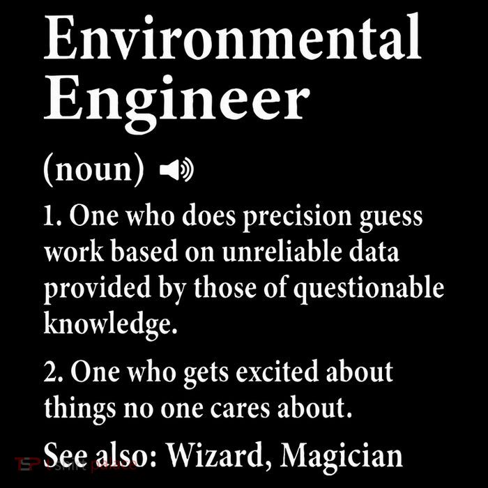 Environmental Engineer Definition Funny Engineer Graduation Women's V-Neck T-Shirt