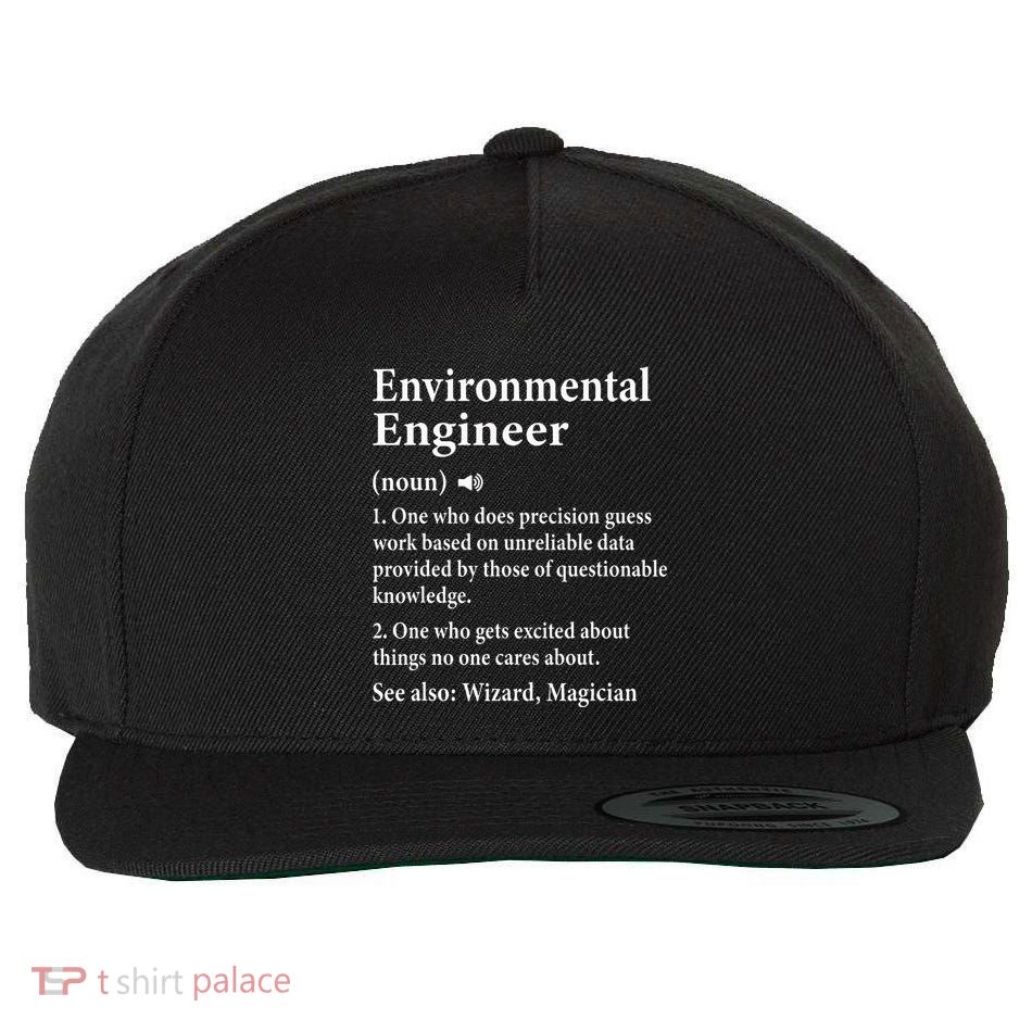 Environmental Engineer Definition Funny Engineer Graduation Wool Snapback Cap