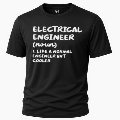 Electrical Engineer Definition Funny Engineering Cooling Performance Crew T-Shirt