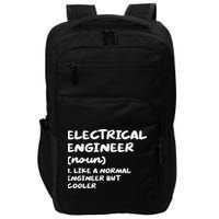 Electrical Engineer Definition Funny Engineering Impact Tech Backpack