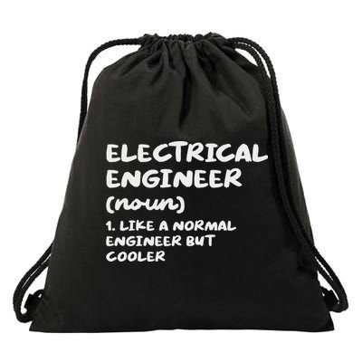 Electrical Engineer Definition Funny Engineering Drawstring Bag