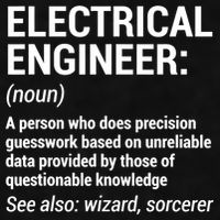 Electrical Engineer Definition Tshirt Funny Engineering Tee Ladies PosiCharge Tri-Blend Wicking Tank