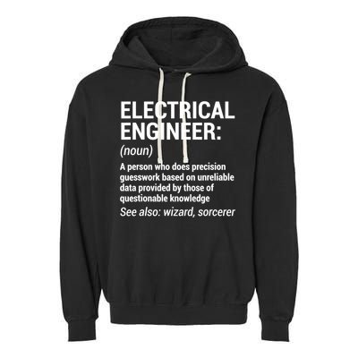 Electrical Engineer Definition Tshirt Funny Engineering Tee Garment-Dyed Fleece Hoodie