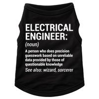 Electrical Engineer Definition Tshirt Funny Engineering Tee Doggie Tank