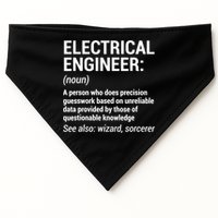 Electrical Engineer Definition Tshirt Funny Engineering Tee USA-Made Doggie Bandana