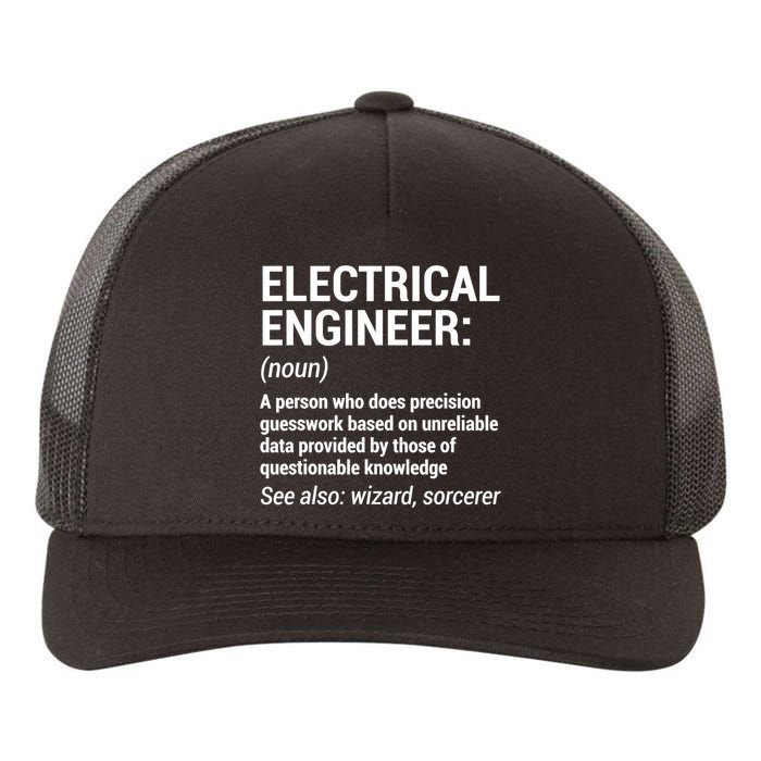 Electrical Engineer Definition Tshirt Funny Engineering Tee Yupoong Adult 5-Panel Trucker Hat