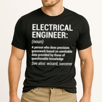 Electrical Engineer Definition Tshirt Funny Engineering Tee Performance Shirt