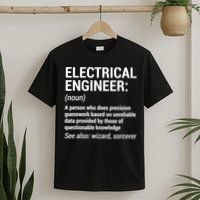 Electrical Engineer Definition Tshirt Funny Engineering Tee T-Shirt