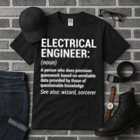 Electrical Engineer Definition Tshirt Funny Engineering Tee Tall T-Shirt