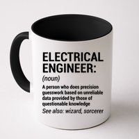 Electrical Engineer Definition Tshirt Funny Engineering Tee Mug