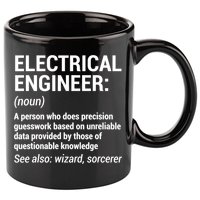Electrical Engineer Definition Tshirt Funny Engineering Tee 11oz C Handle Ceramic Mug