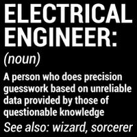 Electrical Engineer Definition Tshirt Funny Engineering Tee Drawstring Bag