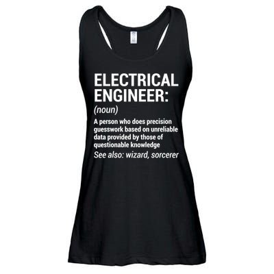 Electrical Engineer Definition Tshirt Funny Engineering Tee Ladies Essential Flowy Tank