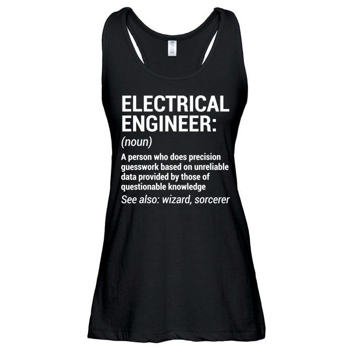 Electrical Engineer Definition Tshirt Funny Engineering Tee Ladies Essential Flowy Tank