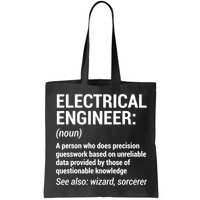 Electrical Engineer Definition Tshirt Funny Engineering Tee Bag