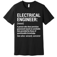 Electrical Engineer Definition Tshirt Funny Engineering Tee Premium T-Shirt