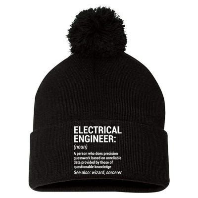 Electrical Engineer Definition Tshirt Funny Engineering Tee Pom Pom 12in Knit Beanie
