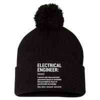 Electrical Engineer Definition Tshirt Funny Engineering Tee Pom Pom 12in Knit Beanie