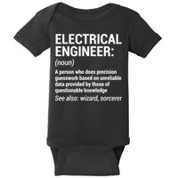 Electrical Engineer Definition Tshirt Funny Engineering Tee Baby Bodysuit