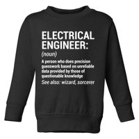 Electrical Engineer Definition Tshirt Funny Engineering Tee Toddler Sweatshirt