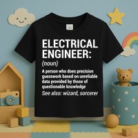 Electrical Engineer Definition Tshirt Funny Engineering Tee Toddler T-Shirt