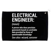 Electrical Engineer Definition Tshirt Funny Engineering Tee Grommeted Golf Towel