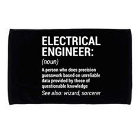 Electrical Engineer Definition Tshirt Funny Engineering Tee Microfiber Hand Towel